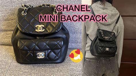 chanel backpack shoulder bag|Chanel backpack 2022.